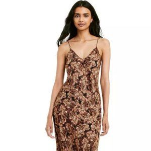Nili Lotan Target Paisley Slip Dress NWOT